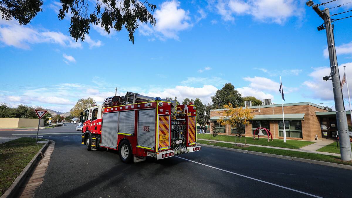 OUTDATED: The current Wodonga fire station on Smythe Street.