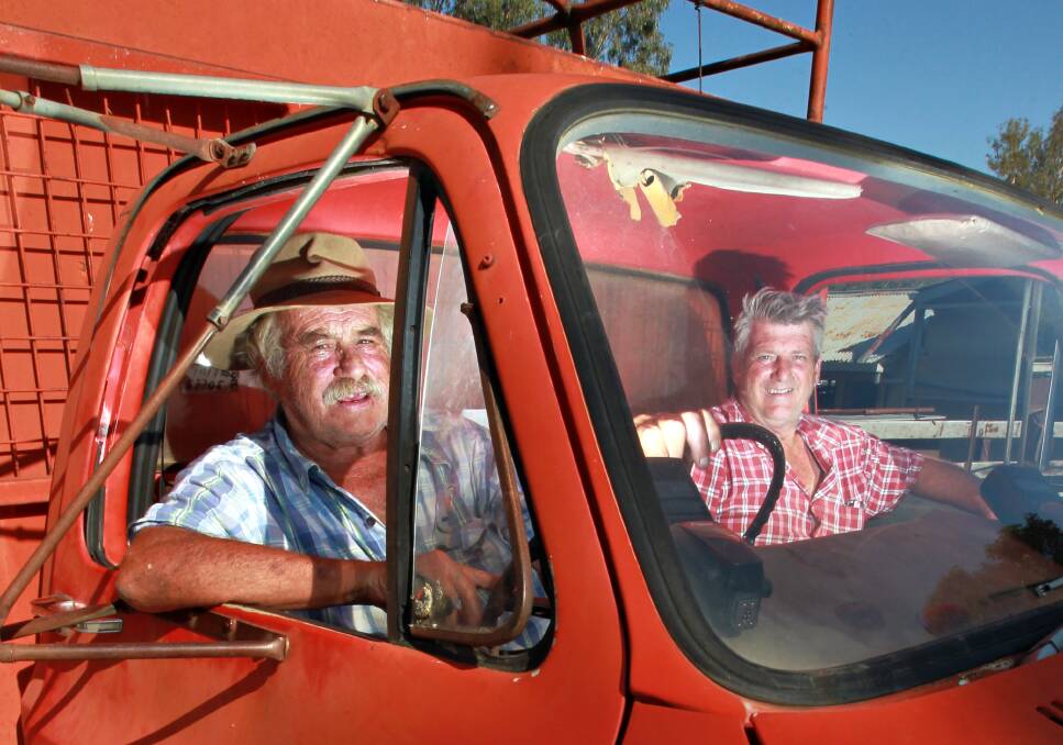 A FAMILY TEAM: Daryl and Byron Gray ran the Willowbank property in South Albury together. Byron has thanked the community for their condolence messages about Daryl, saying it made him "really proud of the man he was".