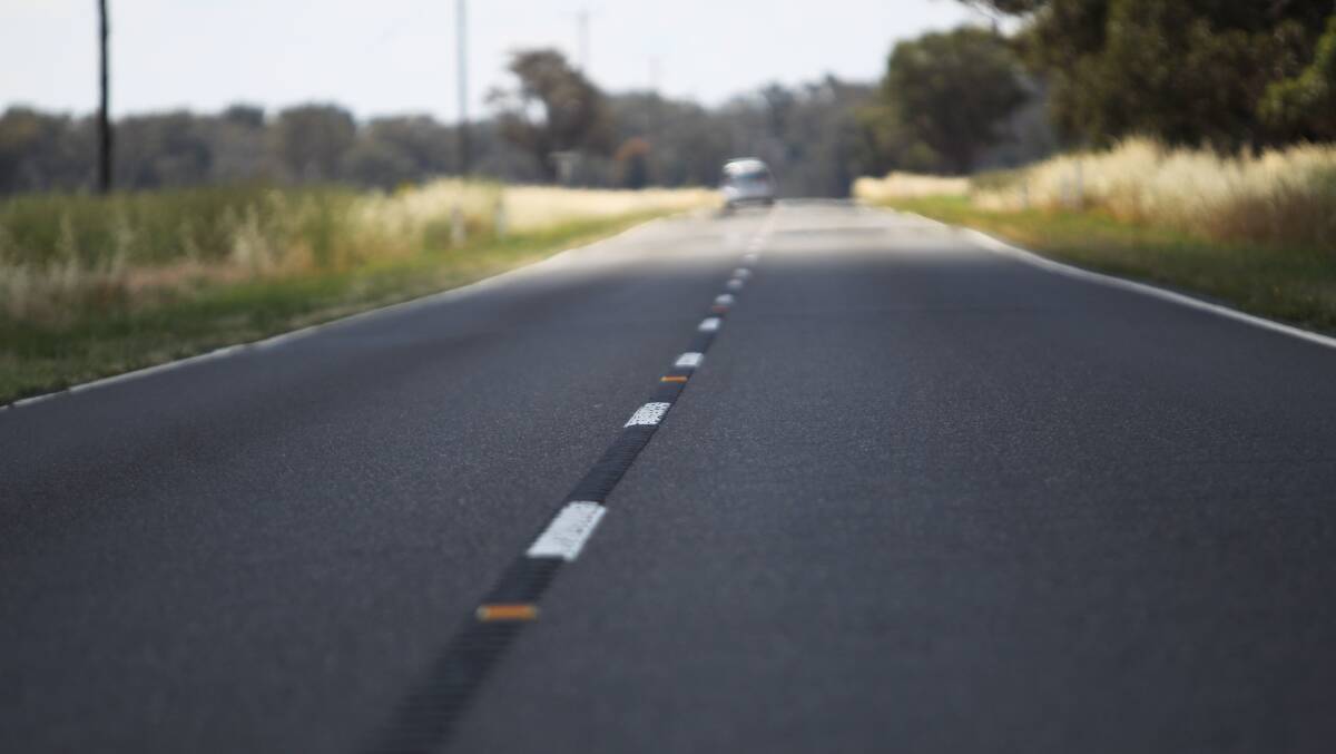 SAFETY UPGRADE: Rumble strips have been installed on Rutherglen-Springhurst Road in the year since the crash.