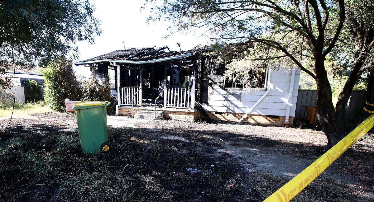 GUTTED: Police are appealing for information following a suspicious fire at this Boomerang Drive home on Sunday night. Meanwhile, family at Baxter Court on Monday were relieved everyone was safe after that house fire. Pictures: JAMES WILTSHIRE
