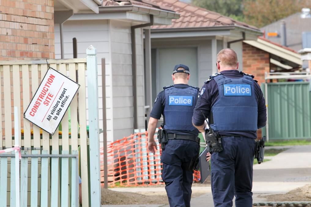 CRIME SCENE: Police investigated the William Street property the day after the assault, where the victim of an assault said he had been left "stunned".
