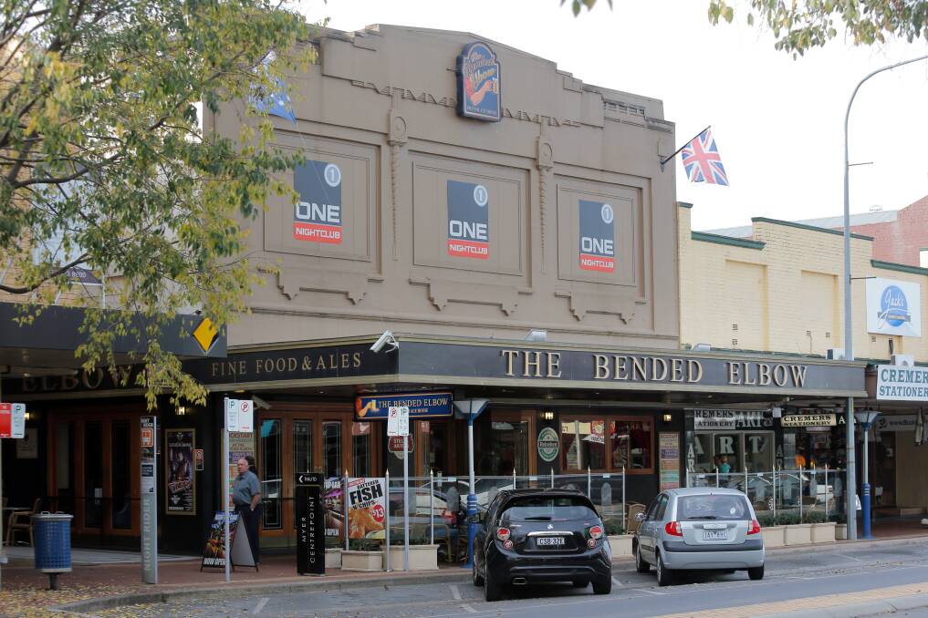 SCENE OF THE CRIME: Albury's Bended Elbow hotel.