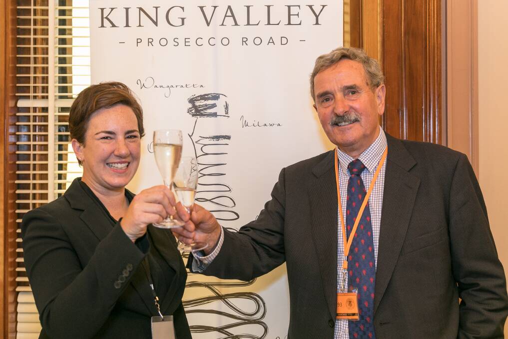 COLLABORATION: Alison Lloyd from Wines of the King Valley and Ross Brown from Brown Brothers.