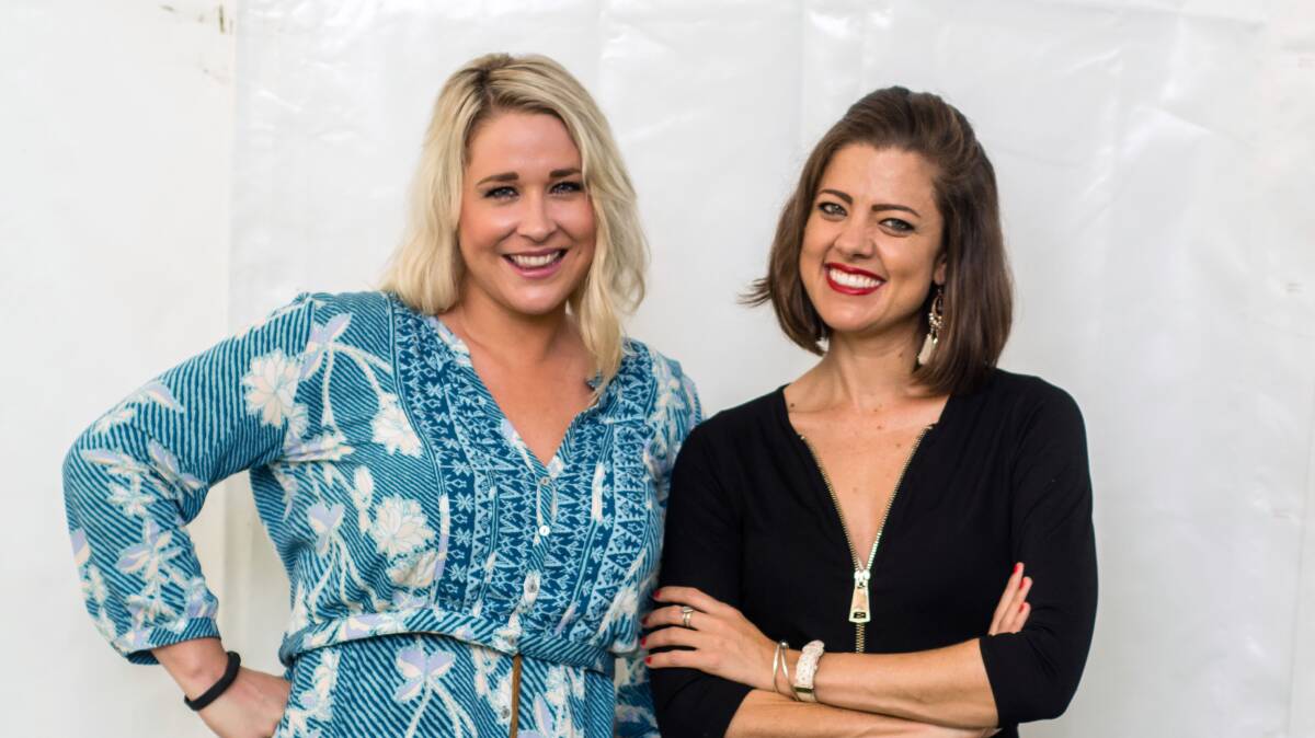 WONDER WOMEN: Catherine Britt and Amber Lawrence will hit the stage at Albury's Commercial Club on June 30, with special guest Fanny Lumsden.
