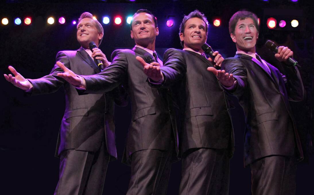 PITCH PERFECT: The cast of Oh What A Night capture the sound of Frankie Valli and The Four Seasons in the popular stage show returning to Australia in February and March.