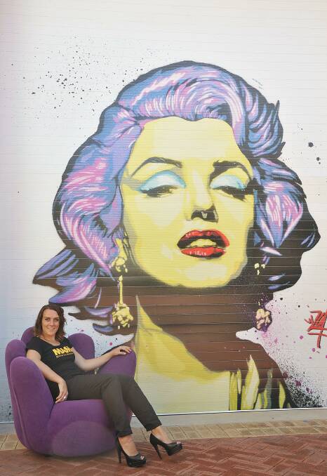 STAR STRUCK: Curator Bianca Acimovic says the MAMA Albury crew have been busy preparing for the Marilyn: Celebrating an American Icon. Picture: JULES BOAG