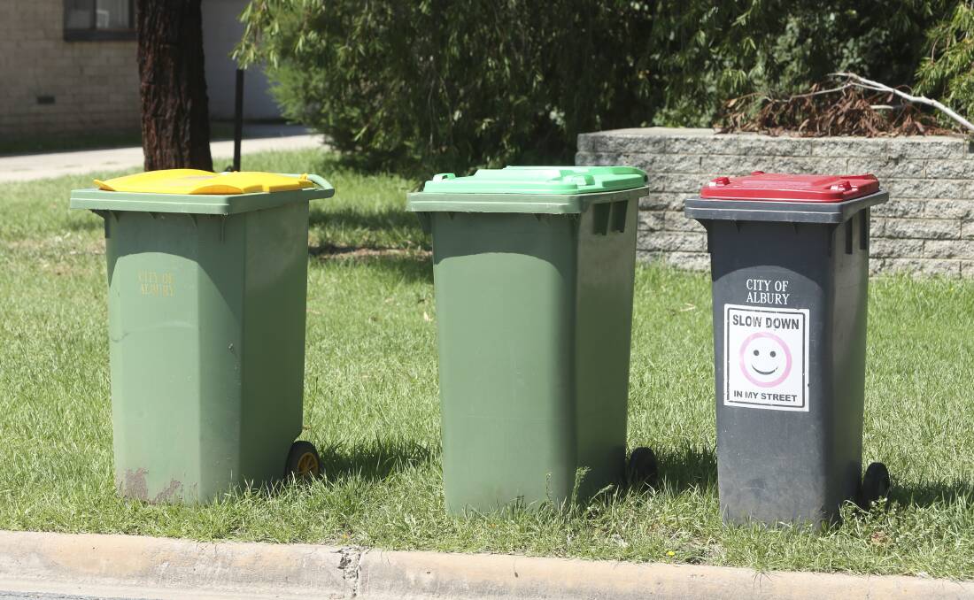 BINS: Reader Anneliese Johnston says the three bin system requires education, patience and a little effort but works perfectly well.