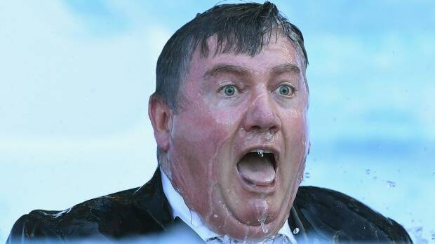 Collingwood president Eddie McGuire at the Big Freeze. Photo: Quinn Rooney
