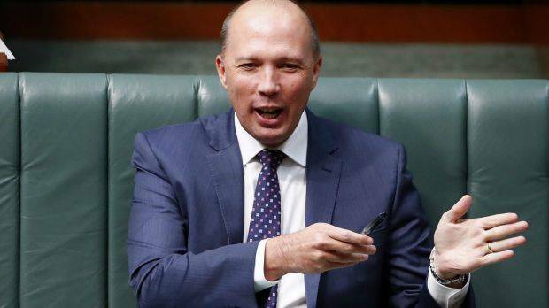 Diverting: Immigration Minister Peter Dutton is looking for new ways to encourage migrants out of capital cities. Photo: Alex Ellinghausen
