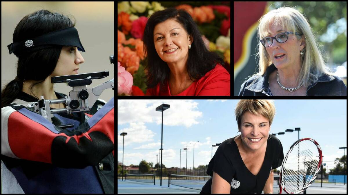 From left clockwise: Horsham councillor Alethea Sedgman; Ballarat Mayor Samantha McIntosh; Bendigo Mayor Margaret O'Rourke and Wodonga mayor Anna Speedie.