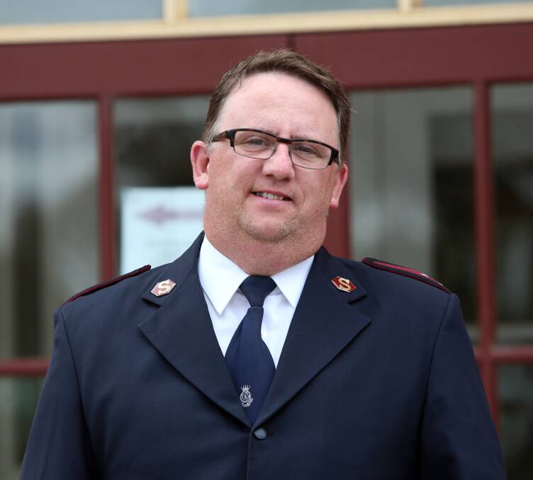 MORE WITH LESS: Captain Ray Butler said the Salvation Army was seeing positive outcomes from an increased focus on financial counselling. Pictures: GLENN DANIELS