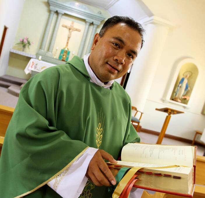 LIFE CHANGED: Riverina priest Fr Neru Leuea, who was cleared of sex charges this week, will never get his life fully back, according to a former Griffith mayor.