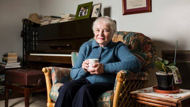 Retired public servant Annette Barbetti at home in Canberra.  Photo: Jamila Toderas