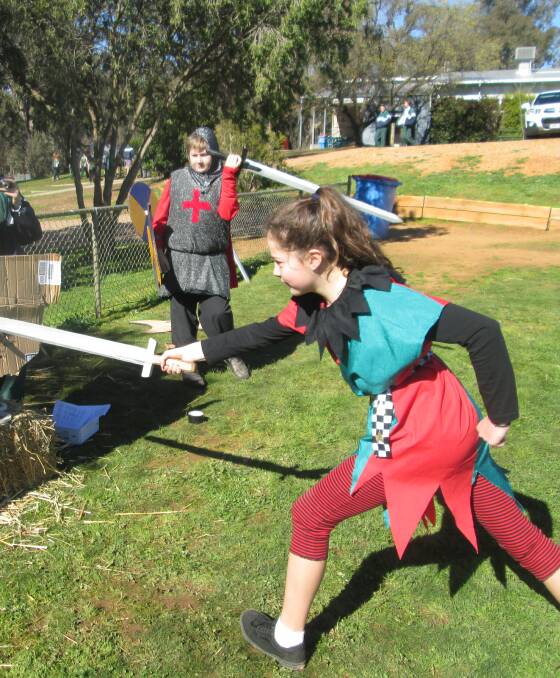 JOUST: Dainah Stone, 13. Year 8 students planned and delivered a range of learning experiences that brought the historical context to life.