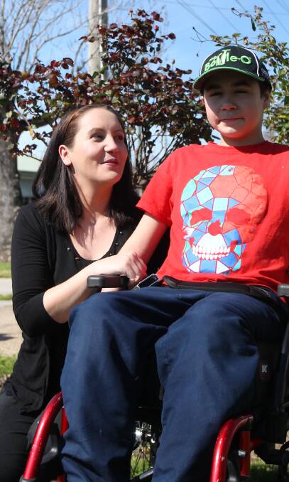 UNCONDITIONAL LOVE: Leza Mcburnie and her son Kaleb are trying to raise money for an electric wheelchair accessible van to get around. Visit gofundme.com/e65wf2de4.
