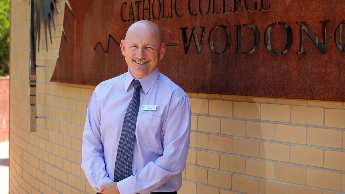 Catholic College Wodonga principal Darren Hovey.