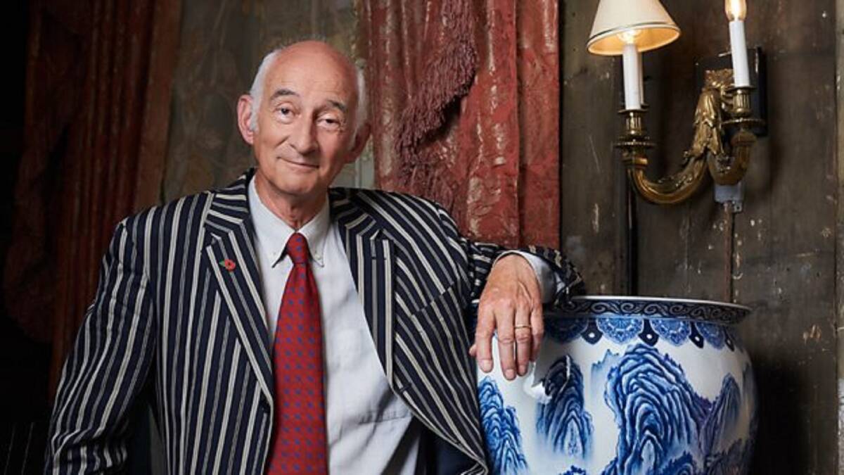 WELL-PRESERVED: Paul Atterbury, best known for his role on the BBC's Antiques Roadshow program, will make a presentation at HotHouse Theatre on Monday.