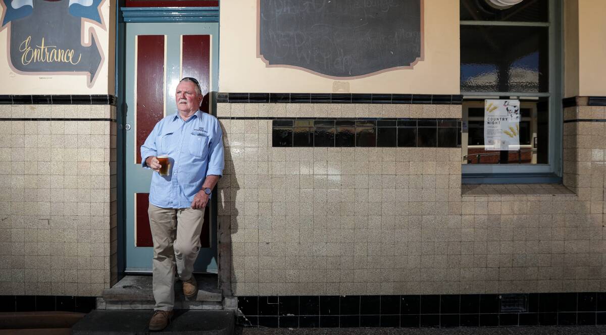 HEART-FELT HELP: Chiltern's Telegraph Hotel publican Tom Lappin says the fundraiser for Kelvin Duke is fitting payback for his decades of service to the community. Pictures: JAMES WILTSHIRE 