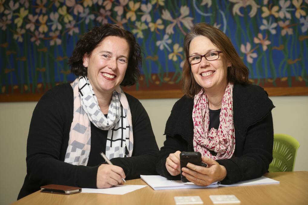 QUIET PIONEERS: Wendy Dallinger and Sarah Allen, co-founders of the Albury-Wodonga Dyslexia Support Group, are helping to write a new chapter for literacy education on the Border. Picture: JAMES WILTSHIRE
