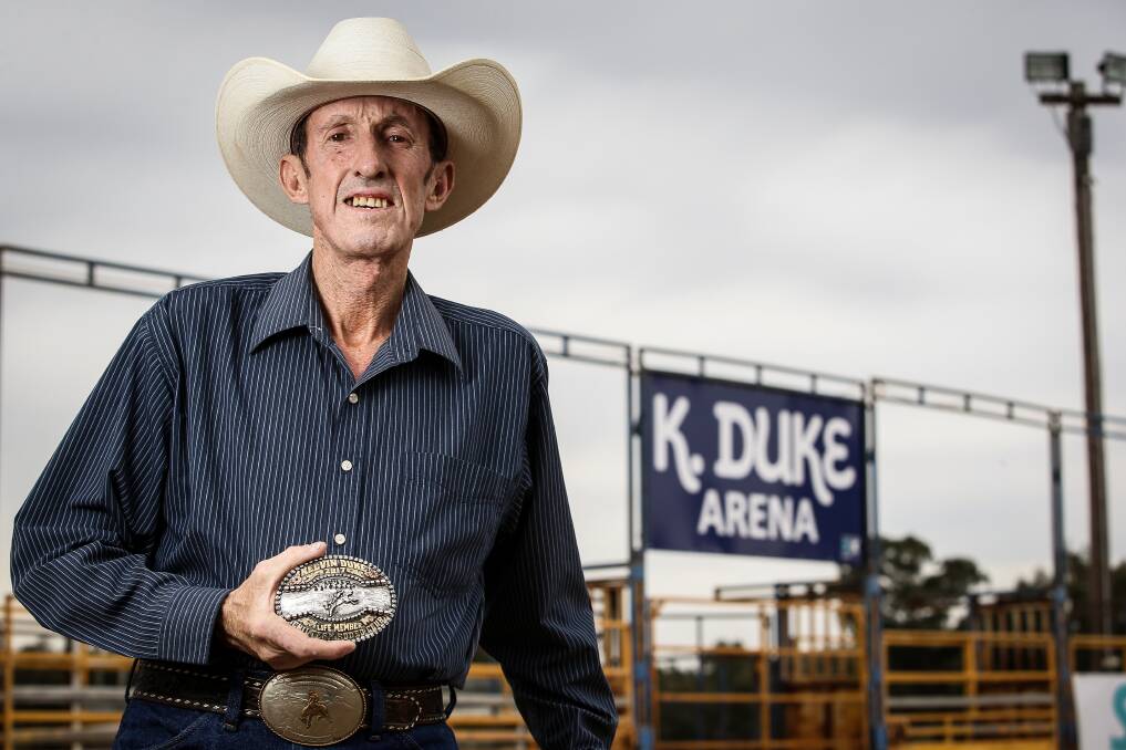 TOUGH BATTLE: Chiltern Rodeo stalwart Kelvin Duke is fighting cancer in his liver and a kidney .... the immunotherapy treatment 'is a lot of money'.