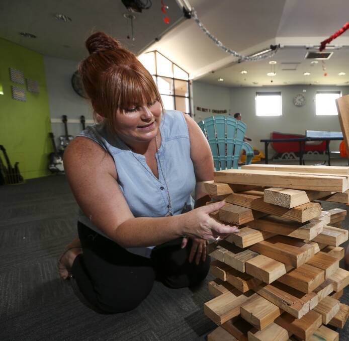 BUILDING BLOCKS: YES Unlimited youth team program manager Tam Quinn says the new youth centre at Lavington has really taken flight in 2017.