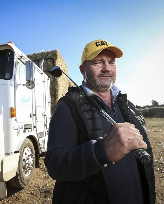GOLF SHED WIN: Burrumbuttock Hay Runners organiser Brendan Farrell says a generous donation has secured the shed project for drought-stricken farmers.