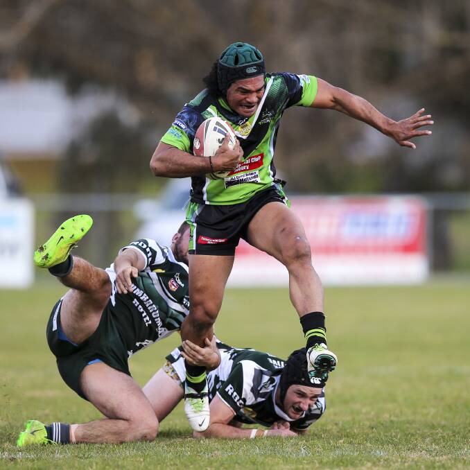 CALL TO LIFT: Albury Thunder need a lift from players like Etu Uaisele to make the finals. Uaisele has shown glimpses without putting together 80 minutes.