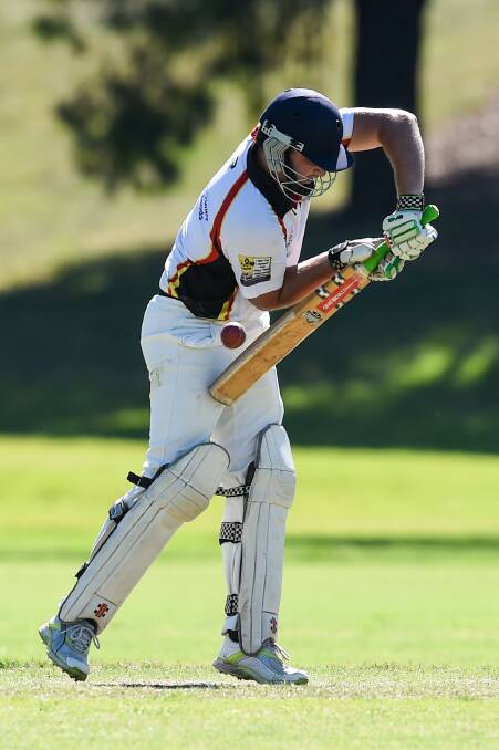 Barnawartha-Chiltern's Josh Marx batted well for the Miners on Saturday.