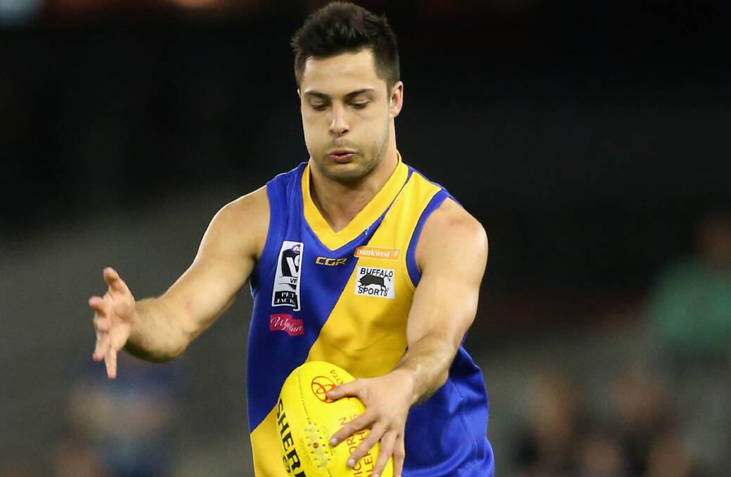 Michael Gibbons has taken his game to another level for Williamstown this season. He joined the VFL three years ago from Lavington and the Murray Bushrangers.