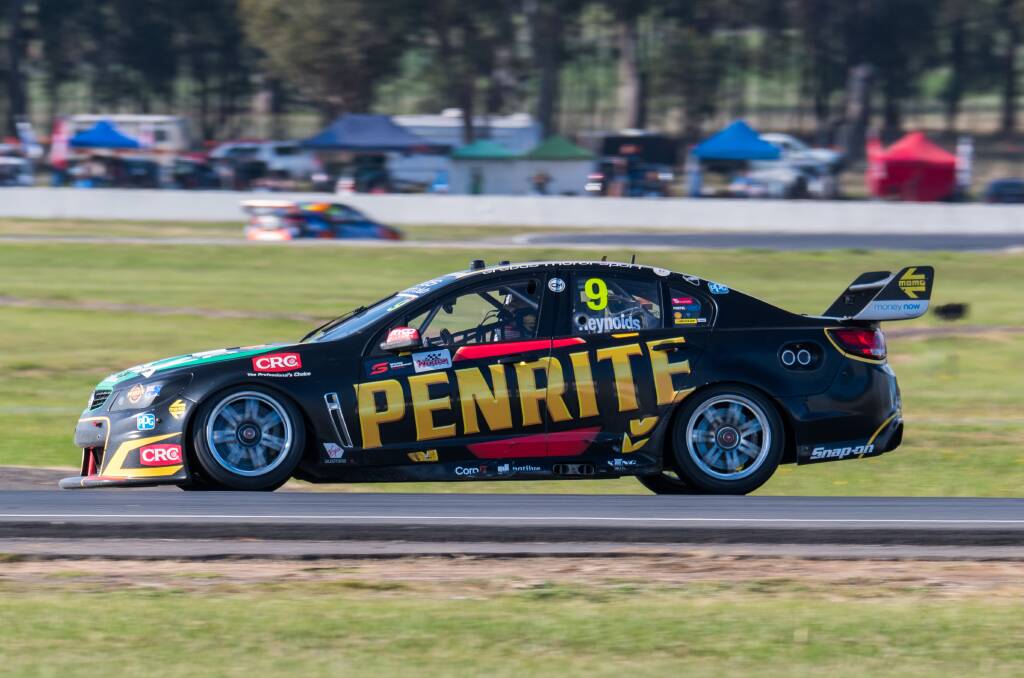 ON FIRE: Albury driver David Reynolds set a scorching pace around Winton on Saturday. He finished fourth and was unlucky to miss a podium position. Pictures: TIM FARRAH