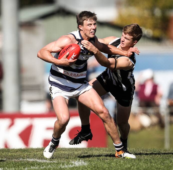Pigeon running machine Mark Whiley has taken out Yarrawonga's best and fairest by a staggering 95 votes from Xavier Leslie.
