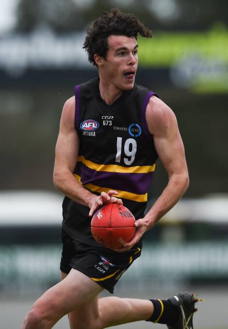 Will Donaghey was solid in defence for the Murray Bushrangers.