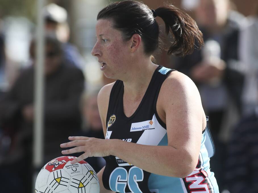 Evergreen shooter Sarah Senini finished with 21 goals for Lavington in a low-scoring clash.