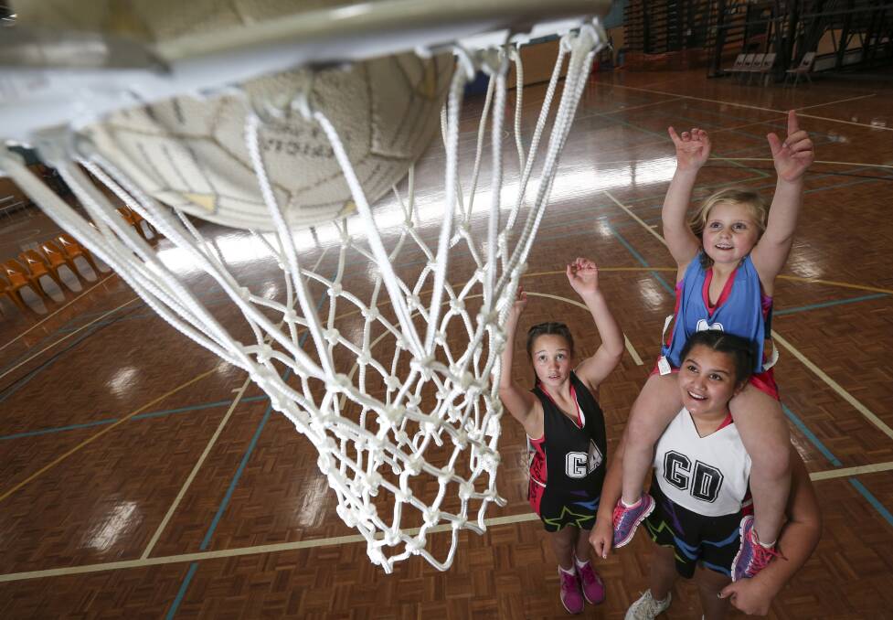 Delta, Shyla and Daytona get in some practice ahead of Saturday's registration day at Lauren Jackson Sports Centre.