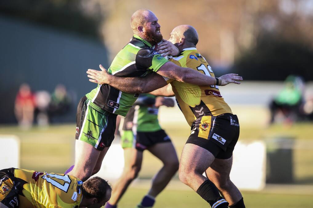 Thunder workhorse Trenton King will be looking for a big performance against Junee on Sunday. Josh Cale will coach the side for the first time since 2014.