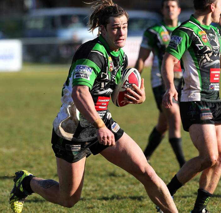 READY: Andrew Cowhan is excited by Albury Thunder's prospects in Group 9 rugby league this season. They take on the Cootamundra Bulldogs in the opening round on Sunday.
