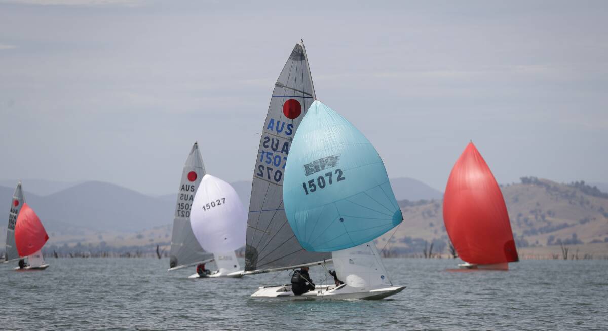 About 200 boats took part in the Sail Country at Lake Hume over the weekend. The regatta is one of the biggest in Australia.