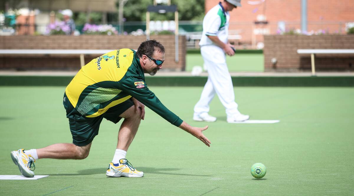 North Albury's Andrew Hirst in action during his semi-final victory.