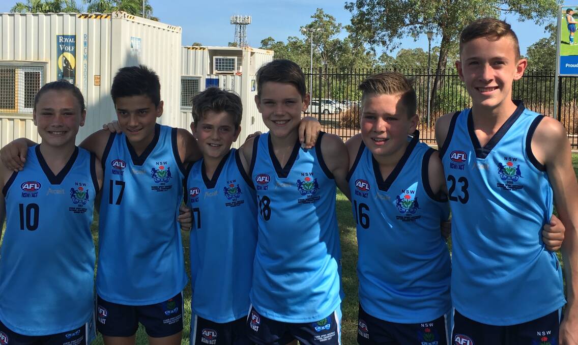 Corby Robertson, Patrick Lavis, Rory Parnell, Connor O'Sullivan, Jesse Hart and Caleb Clemson represented NSW in Darwin.