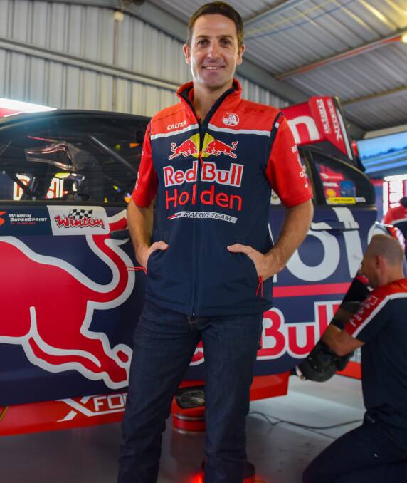 HIGH EXPECTATIONS: Jamie Whincup is hopeful of some strong results at Winton this weekend. Pictures: TIM FARRAH