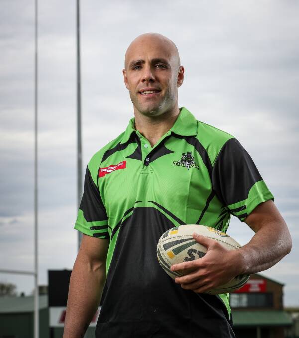 BACK ON DECK: Coach Adrian Purtell will play for Albury Thunder for the first time in 16 years against Leeton at Greenfield Park on Saturday.