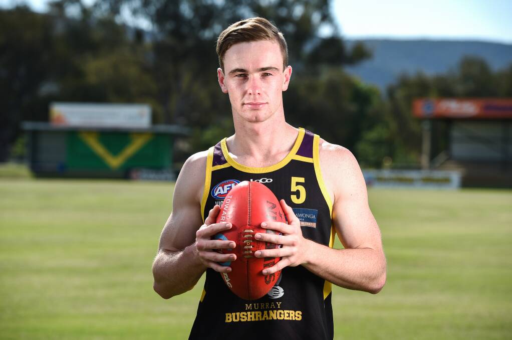 NERVOUS WAIT: Ben Paton didn't put a foot wrong for the Murray Bushrangers or Victoria Country this year. Picture: MARK JESSER