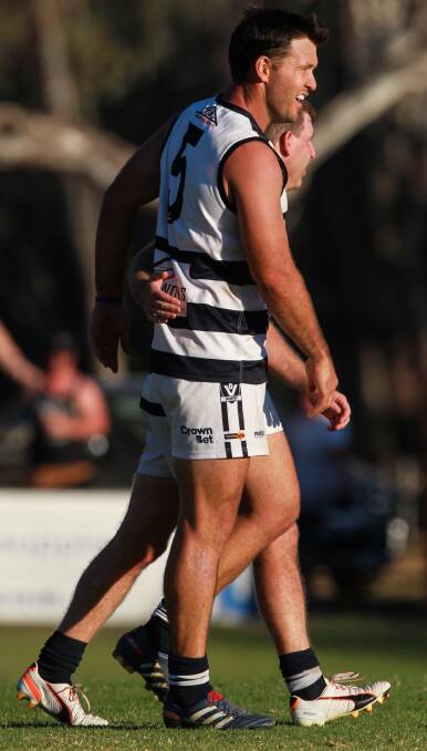 WOUNDED: Yarrawonga spearhead Brad O'Connor has dropped out of the Ovens and Murray squad due to hamstring soreness. Picture: MARK JESSER
