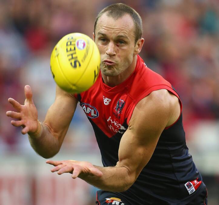 CALLING IT QUITS: Melbourne veteran Daniel Cross will retire after Sunday's match against Greater Western Sydney at the MCG. He has played 248 matches for the Demons and Western Bulldogs.