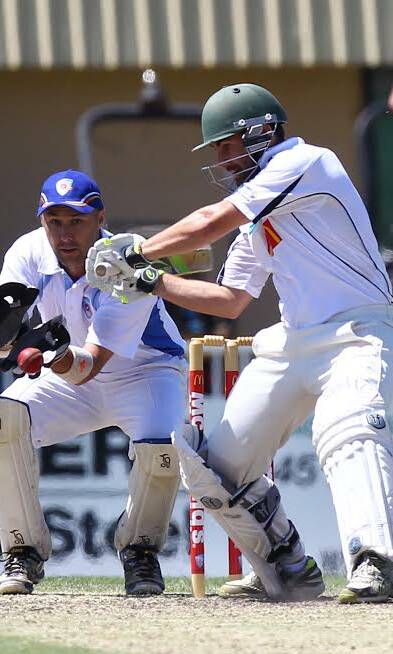 Belvoir batsman Nat Sariman was one of the few Riverina players to fire at Wagga on the weekend.