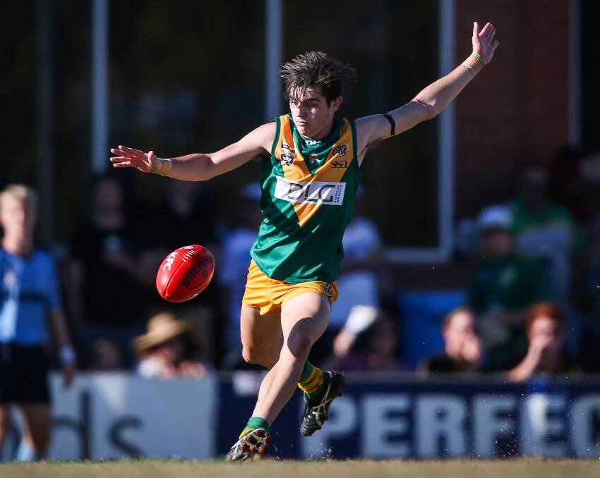 Talented Hopper youngster Shaun Mannagh had his moments in attack with fellow crumbing forward Ben Fulford.