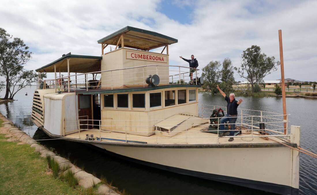 STEAMING: Reader Ethel Wilson recalls wonderful family trips on the Cumberoona and is waiting for "the Border icon" to one day return on Albury waters. Picture: KYLIE ESLER