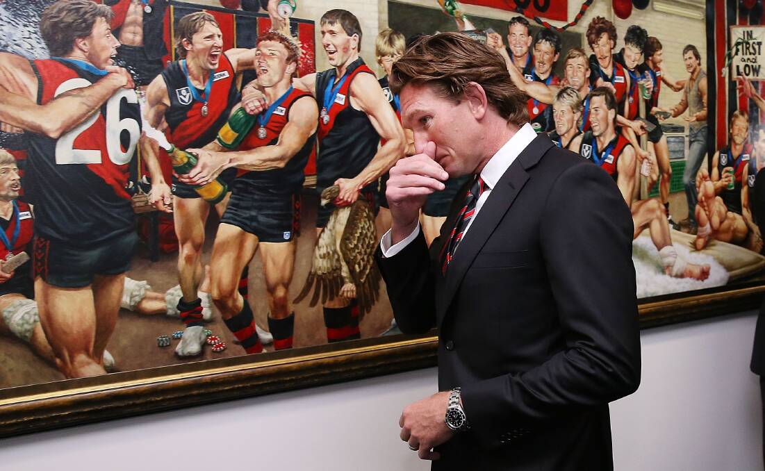 FALLEN FROM GRACE: A reader says James Hird played some of the best football anybody could hope to watch and that the game will never be the same without him. 