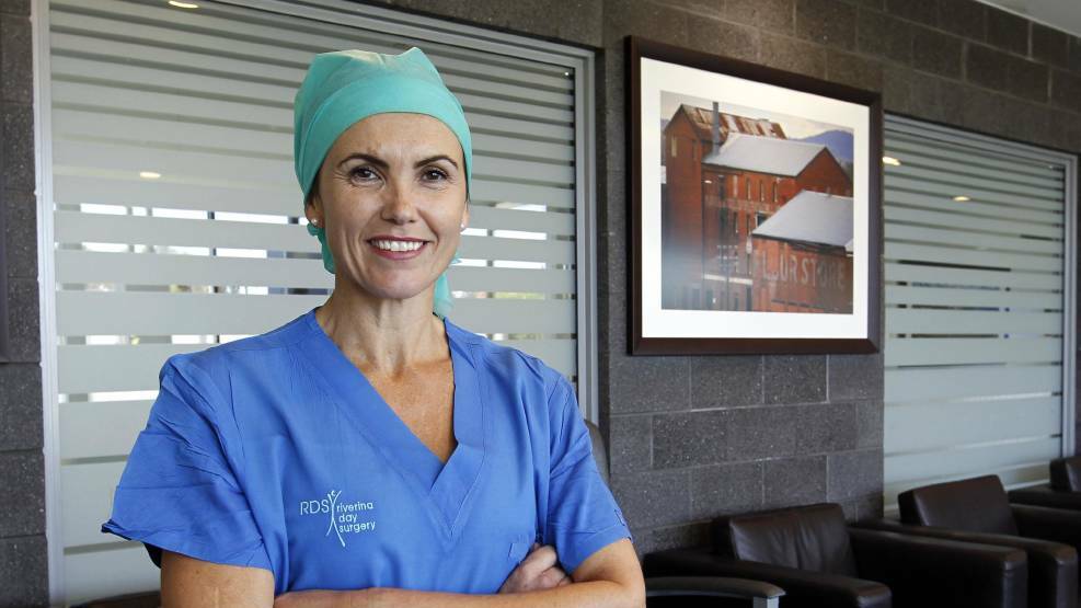 Nurse Lisa Maynard saved a life at Wagga's Oasis on Monday. Picture: Les Smith