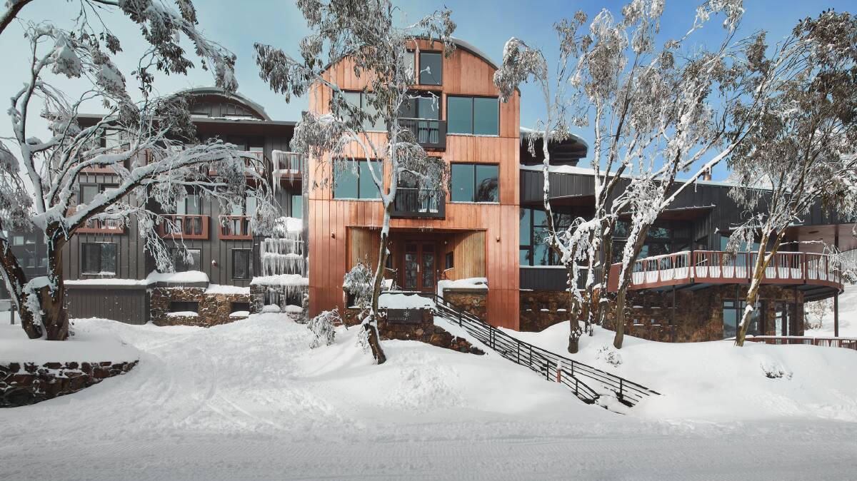 Palatial: The revamped Astra Lodge which will have a grand opening this weekend as part of the ski season beginning.